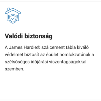 James Hardie® szálcement homlokzatburkolat